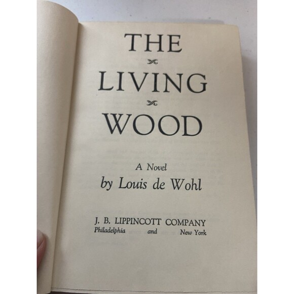 The Living Wood by Louis de Wohl 1947 First Edition Hardcover - Picture 11 of 16
